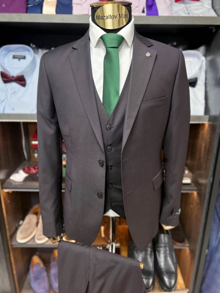 Костюм MAZALTOVMAN 3-ка Фиолетовый фактурный