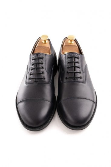 Оксфорды MAZALTOVMAN Синие кожаные