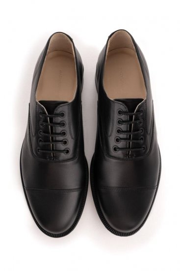 Оксфорды MAZALTOVMAN Черные кожаные