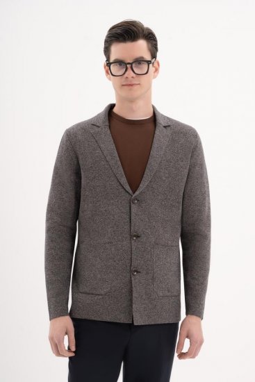 Кардиган AMT Бежевый фактурный