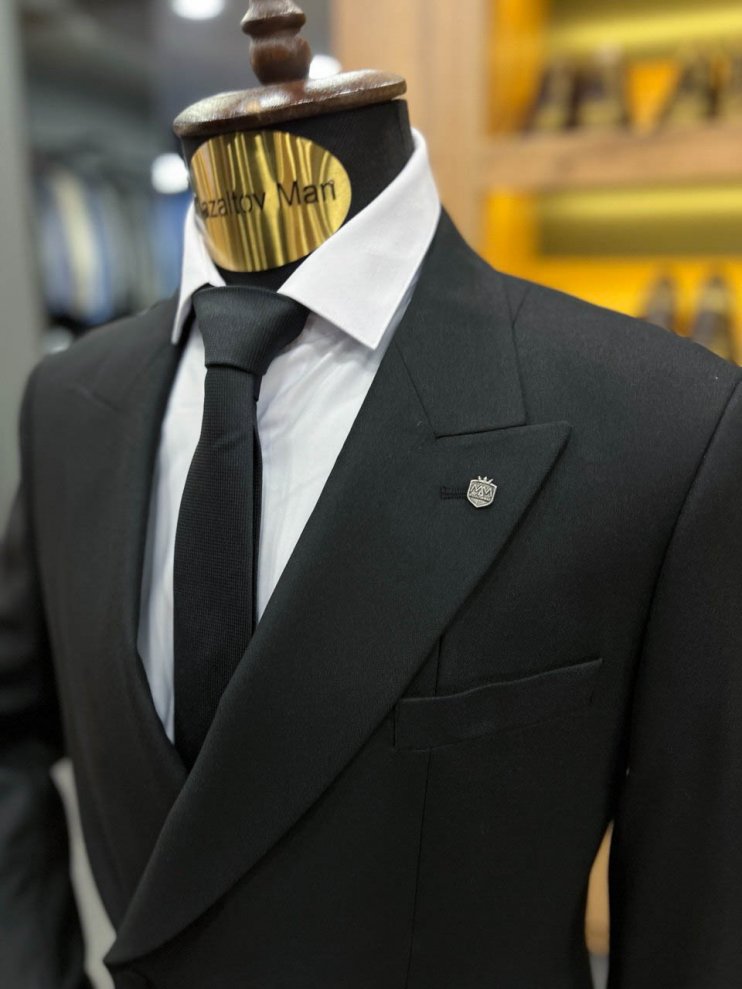 Костюм ФКП 2-ка Черный фактурный