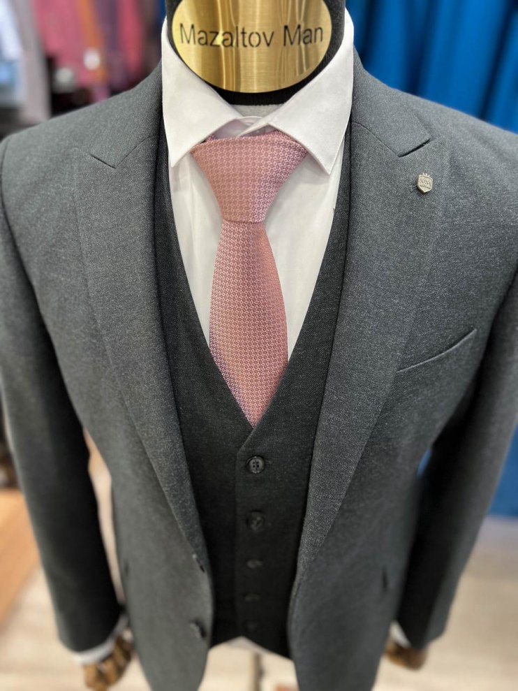 Костюм ЕМР 3-ка Серый фактурный